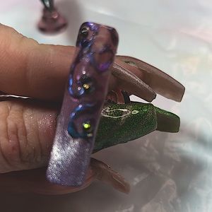 Purple Passion Custom Press On Nails